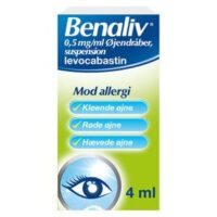 Benaliv Øjendråber 0,5 mg/ml - 4ml