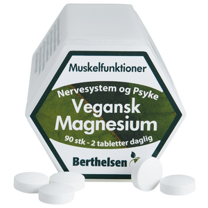 Berthelsen Vegansk Magnesium - 90 tabl.