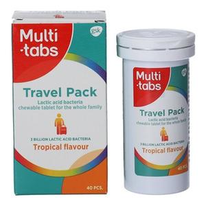 Multi-tabs Travel Pack - 40 tyggetabl.