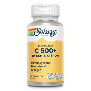 Solaray C500+ Hyben & Citron - 100 tabl.
