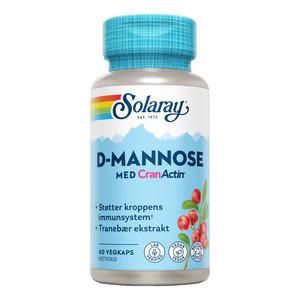 Solaray D-Mannose med CranActin - 60 kaps.