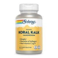 Solaray Koral Kalk + Magnesium - 90 tyggetabl.