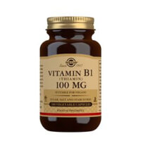 Solgar B1-vitamin 100 mg (Thiamin) - 100 kap.