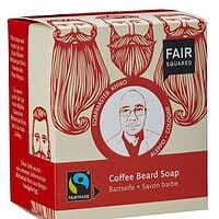 Fair squared- Økologiske skæg sæbebar med kaffe ekstrakt 160 gram inkl. sævepose