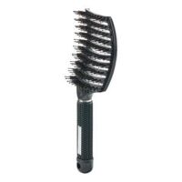 Yuaia Curved Paddle Brush Sort - 1 stk.