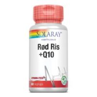 Solaray Rød Ris + Q10 - 60 kaps.