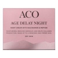 ACO Age Delay Night Cream Tør hud - 50 ml.